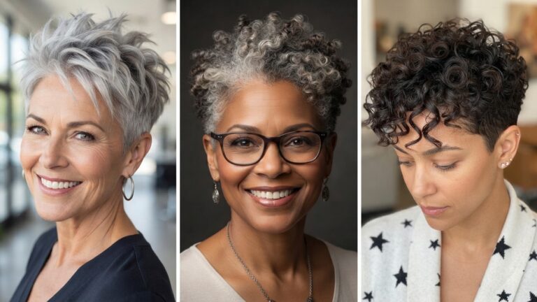 10 Short Curly Hairstyles for Women Over 50