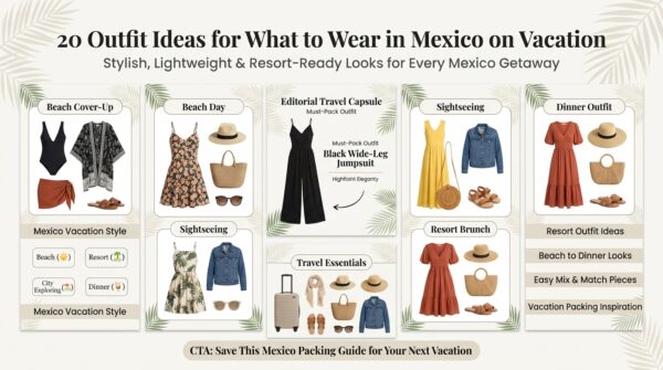 20 Outfit Ideas for What to Wear in Mexico on Vacation