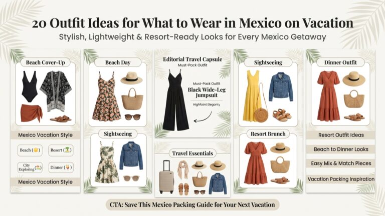 20 Outfit Ideas for What to Wear in Mexico on Vacation