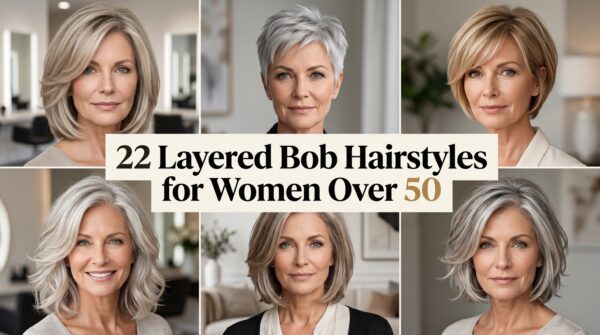 22 Layered Bob Hairstyles for Women Over 50 to Try This Year