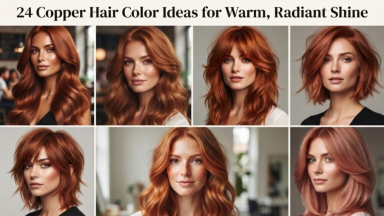 24 Copper Hair Color Ideas for Warm, Radiant Shine