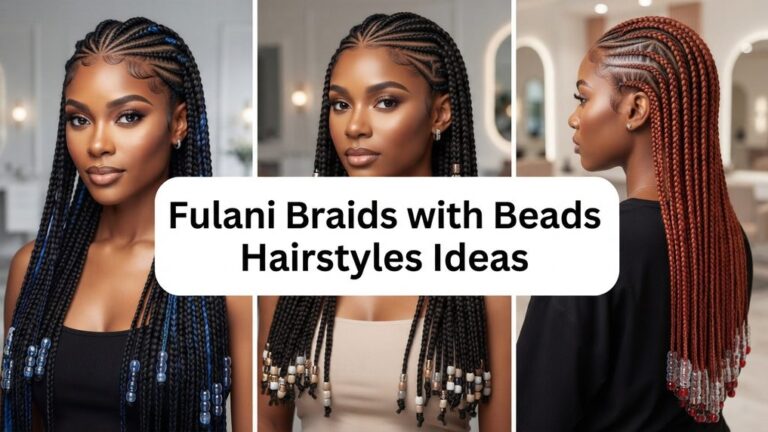 Fulani Braids with Beads Hairstyles Ideas