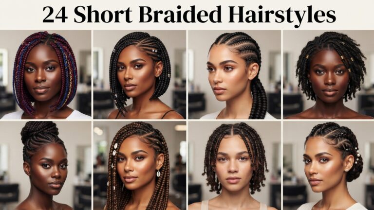 24 Short Braided Hairstyles for a Versatile, Low-Maintenance Look