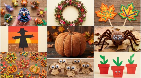 26 Fun November Craft Ideas for Kids to Celebrate Fall
