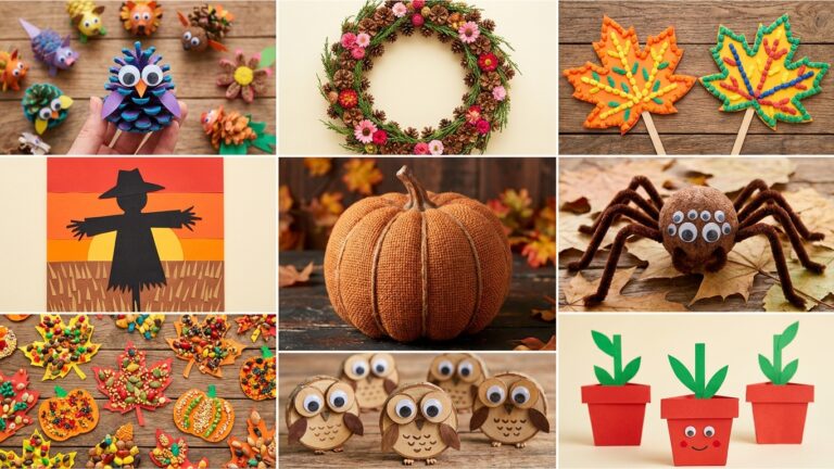 26 Fun November Craft Ideas for Kids to Celebrate Fall