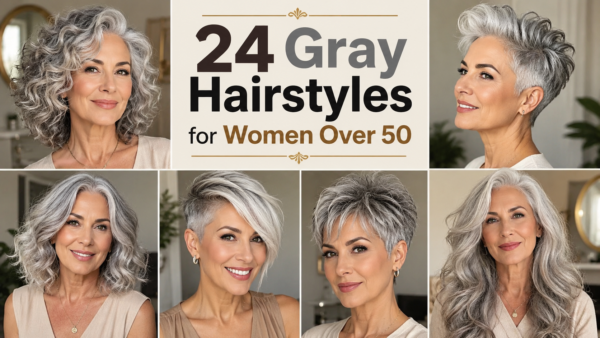 24 Gray Hairstyles for Women Over 50 Worth Booking This Year
